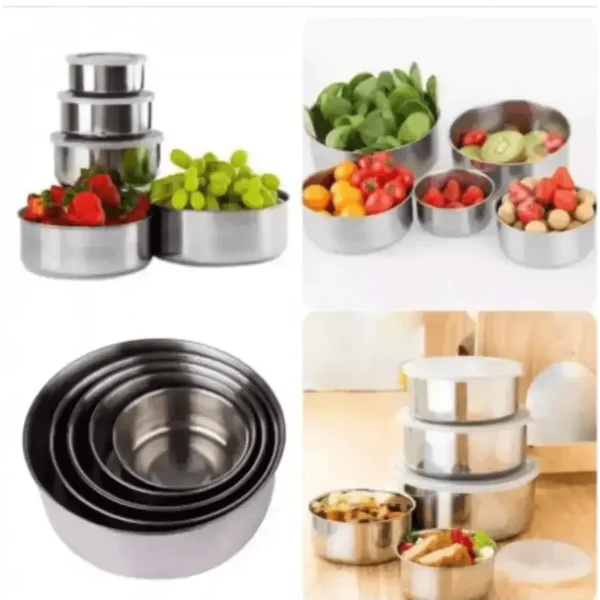 Stainless Steel Food Box 5 in 1 - Image 4