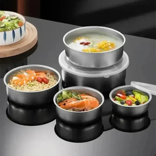 Stainless Steel Food Box 5 in 1 - Image 3