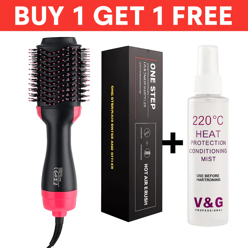 (Buy 1 Get 1 FREE) 4 in 1 Hair Dryer & Styler + Free Heat Protection Spray - Image 5