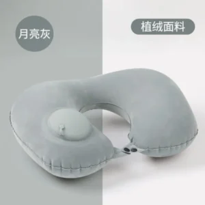 Press Type Inflatable Pillow Portable Nap Pillow Car Airplane