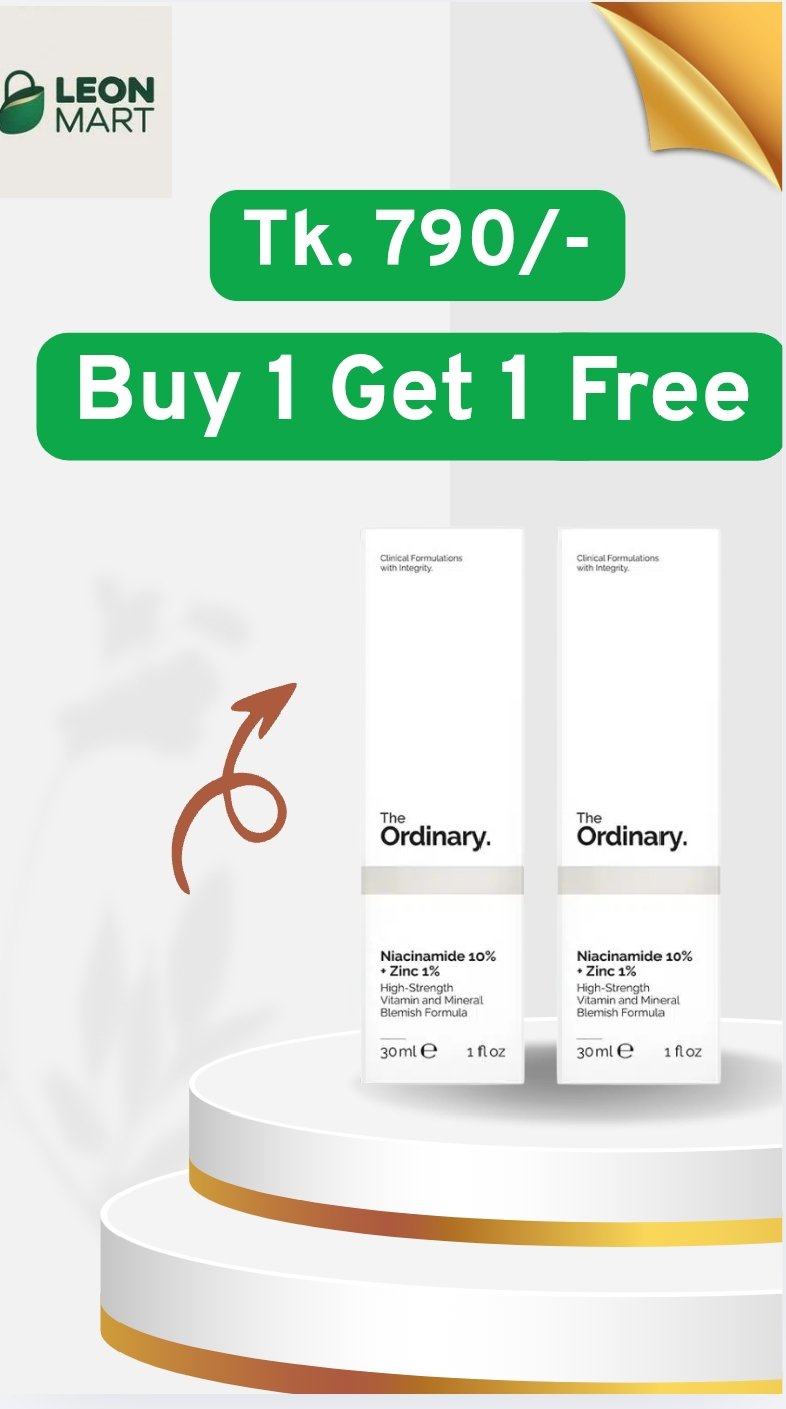 The Ordinary Niacinamide 10% + Zinc 1% Buy 1 Get 1 Free