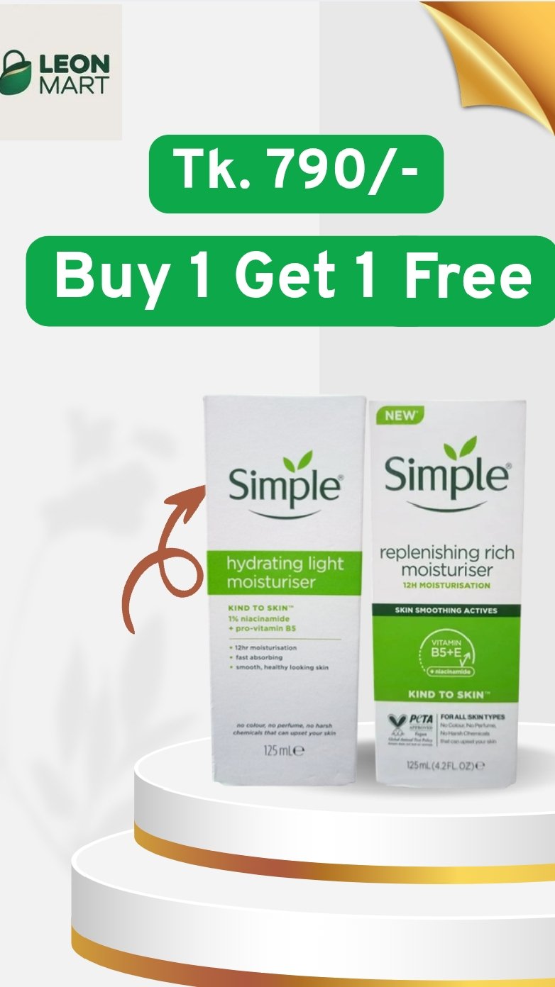 replenishing rich + light moisturiser Buy 1 Get 1 Free