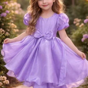 💎 প্রিমিয়াম কোয়ালিটি পাফ হাতা পার্টি ফ্রক ড্রেস