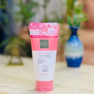 Baby Bright AHA & Gluta Whitening Facial Foam