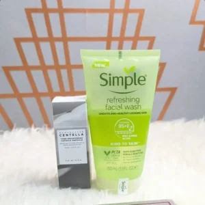 30ml SKIN 1004 Centella + Simple Facewash Combo
